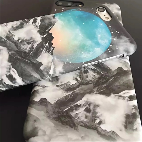 NEW iPhone 7+/8+/6+/6S+ Moon Mountain Hard Case - Picture 3 of 4